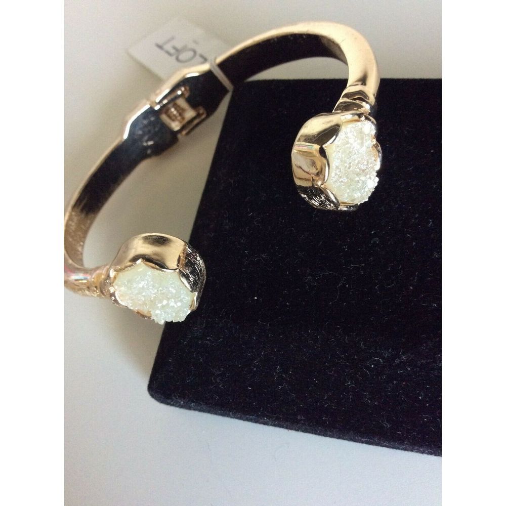 Loft Bangle Bracelet Hinged Open Cuff